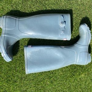 Knee high Grey Hunter Boots